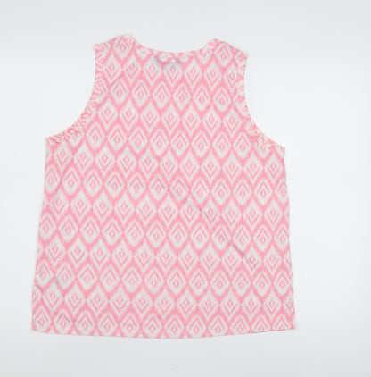 Womens UK Size 14 Marks and Spencer Pink  Tank