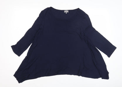 Phase Eight Women’s Blue Tunic Size 14 Round Neck