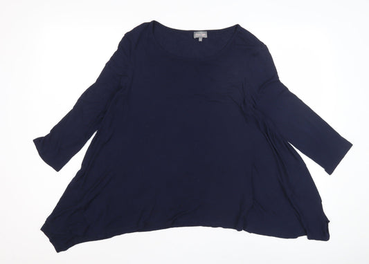 Phase Eight Women’s Blue Tunic Size 14 Round Neck