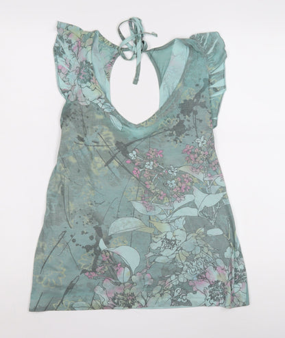 Womens UK Size 16 New Look Multicoloured Basic Blouse