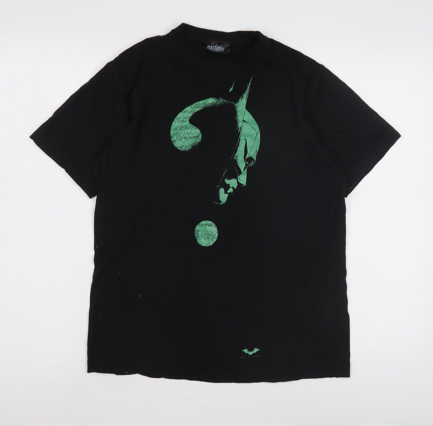 Mens UK Size S Batman Black  T-Shirt