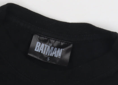 Mens UK Size S Batman Black  T-Shirt