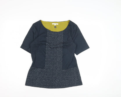 Womens UK Size 10 White Stuff Blue Basic Blouse