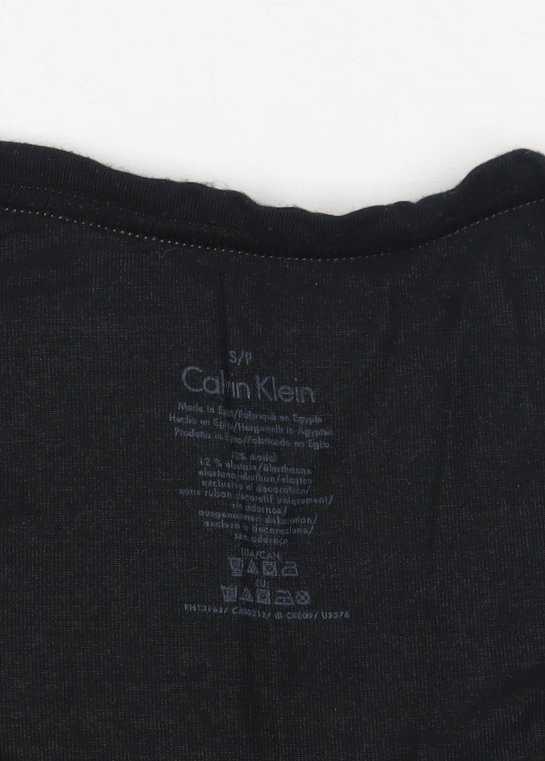 Calvin Klein Women's Black Slim Fit T-Shirt, Small