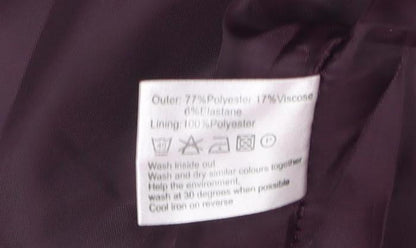 Preview Women's Purple Dress Size 16 with Zip Closure