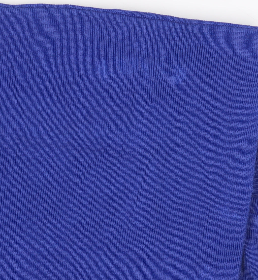 Oasis Women's Blue V-Neck Dress, Size 8