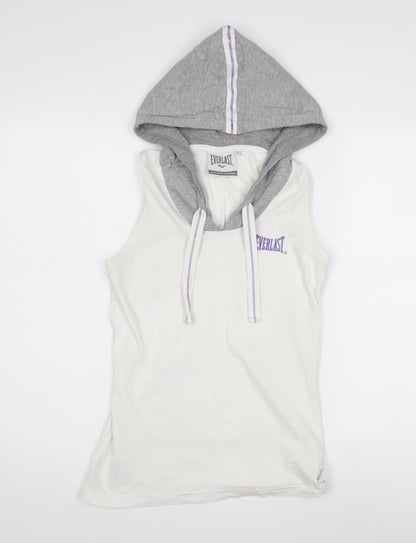 Everlast Women's Grey Sleeveless Hoodie Size 10