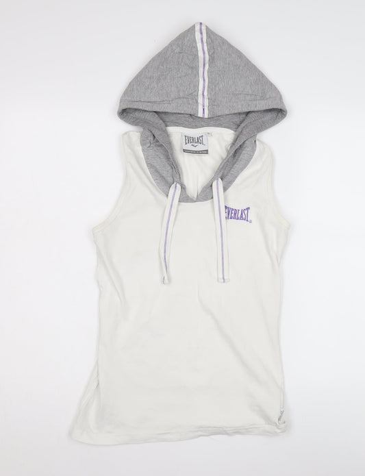 Everlast Women's Grey Sleeveless Hoodie Size 10