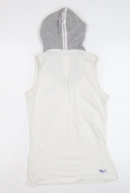 Everlast Women's Grey Sleeveless Hoodie Size 10