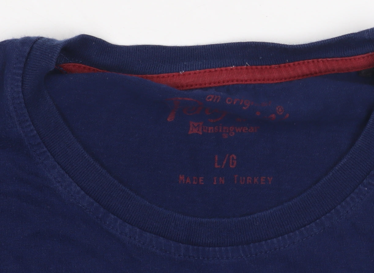 Original Penguin Blue Men's L Graphic T-Shirt