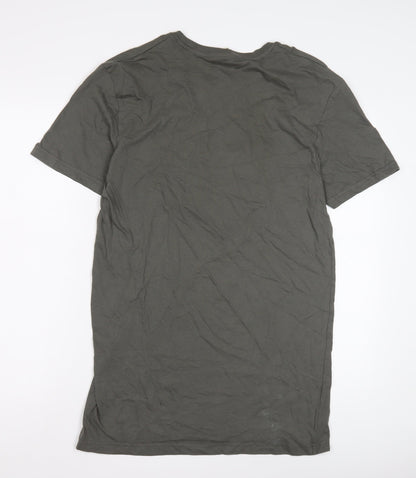 Zeus Men's XL Grey Italian Graphic T-Shirt
