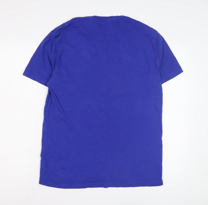 Ralph Lauren Men’s Blue Barcelona Graphic T-Shirt M