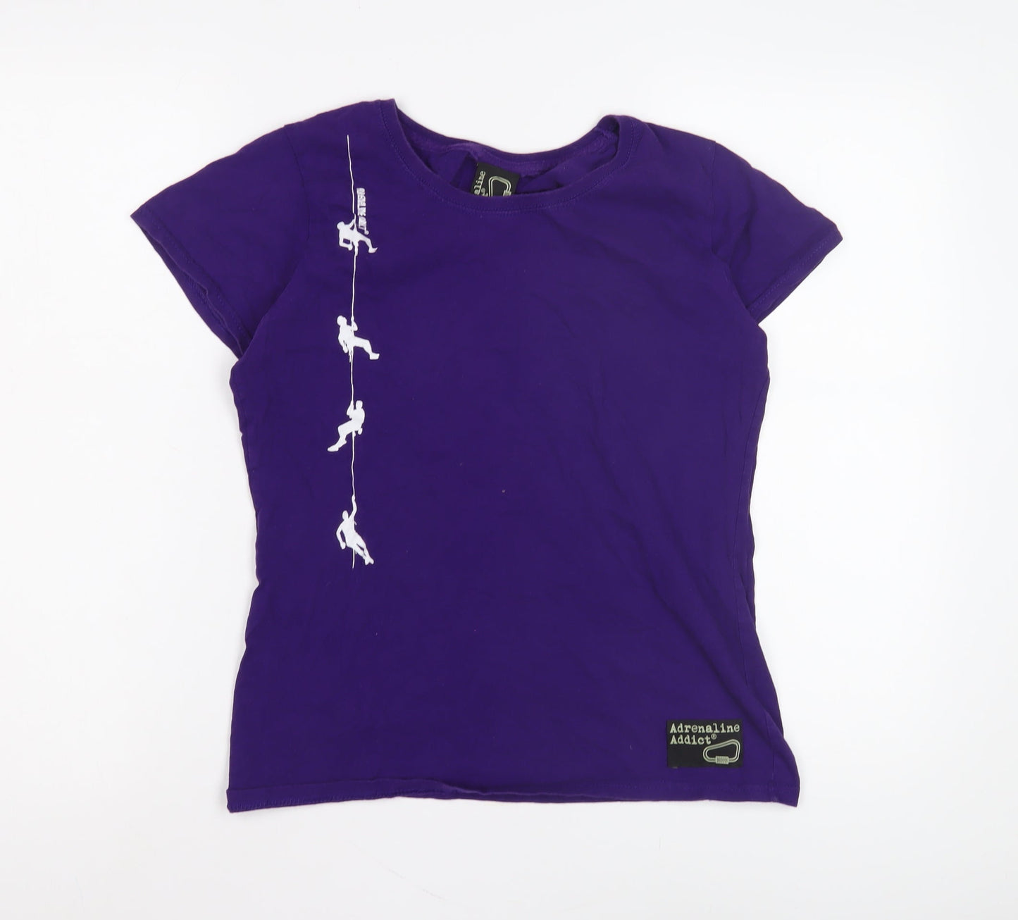 Adrenaline Addict Women's Purple T-Shirt M