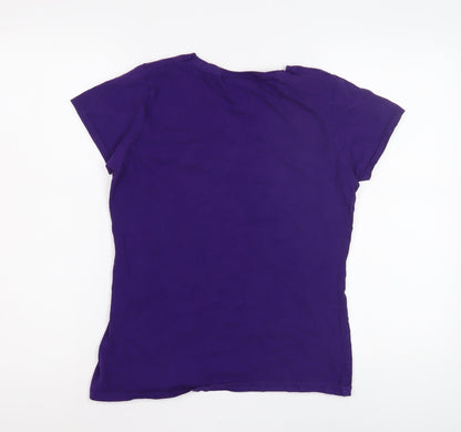 Adrenaline Addict Women's Purple T-Shirt M