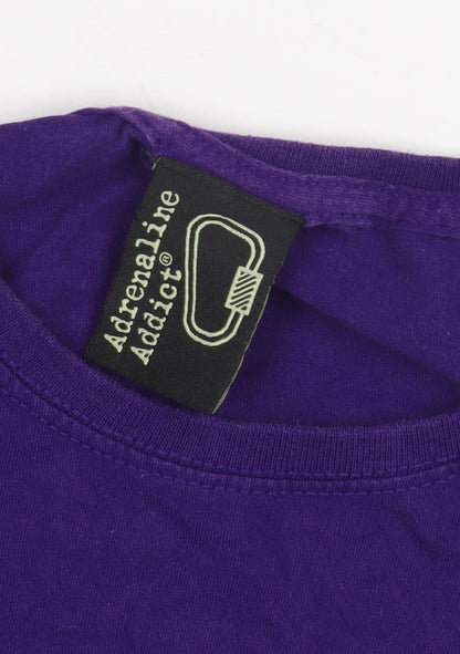 Adrenaline Addict Women's Purple T-Shirt M