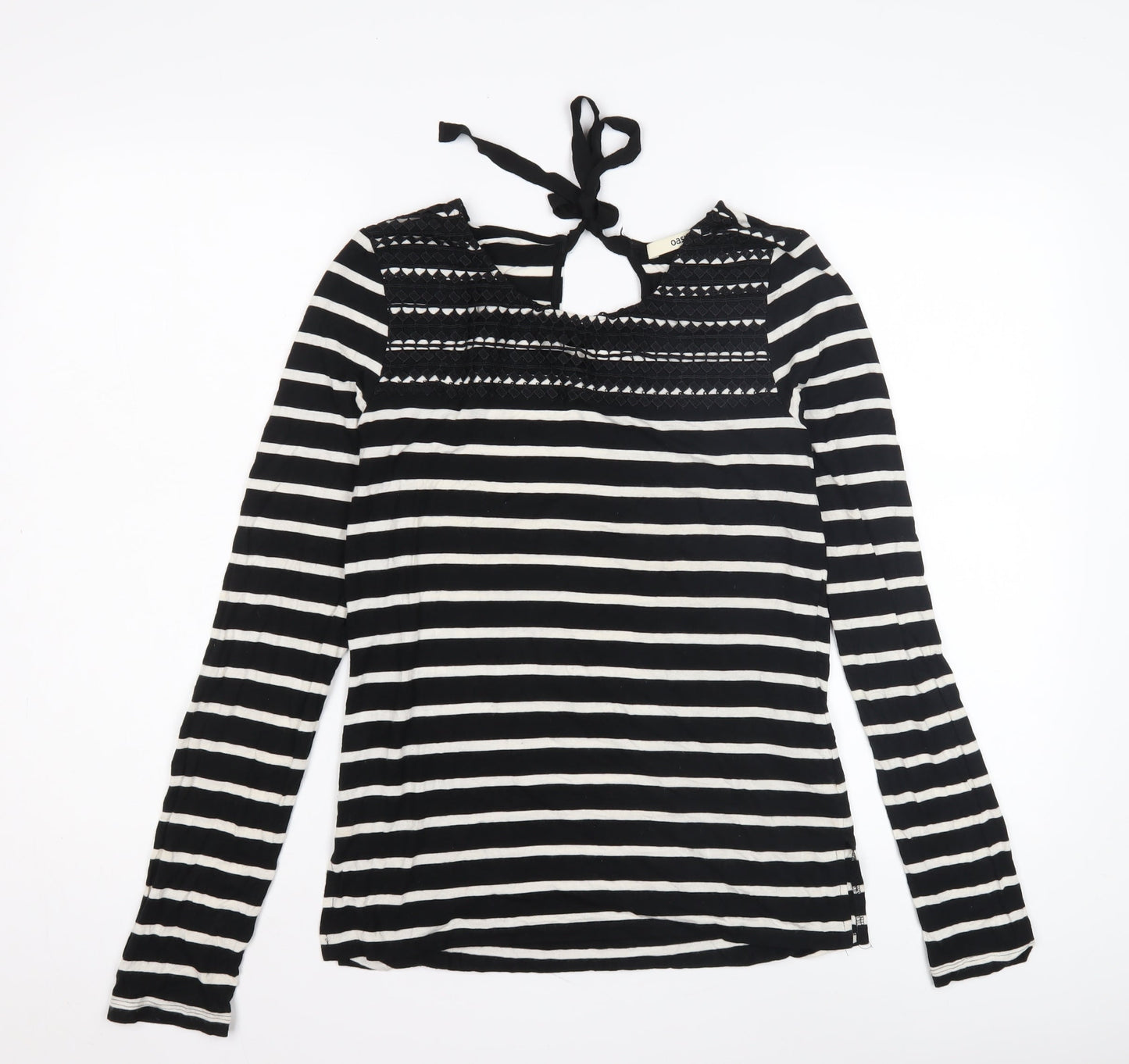 Womens UK Size M Oasis Black  Blouse