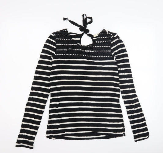 Womens UK Size M Oasis Black  Blouse