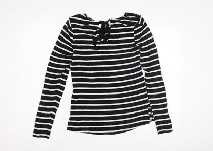 Womens UK Size M Oasis Black  Blouse