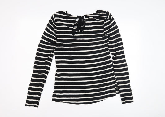 Womens UK Size M Oasis Black  Blouse