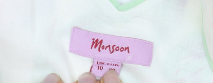 Monsoon Women's Multicoloured Floral V-Neck Dress