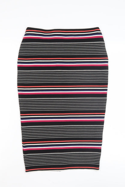 Marks and Spencer Women's Striped Skirt - Size 8