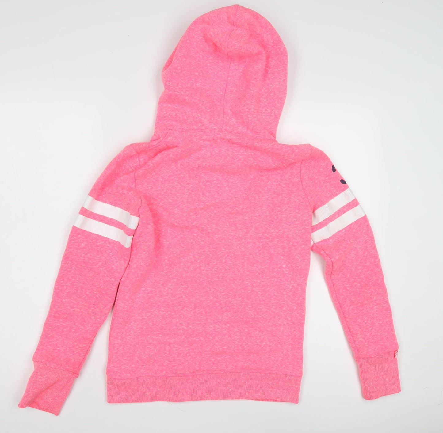 Superdry Women's Pink Full Zip Hoodie, Size S