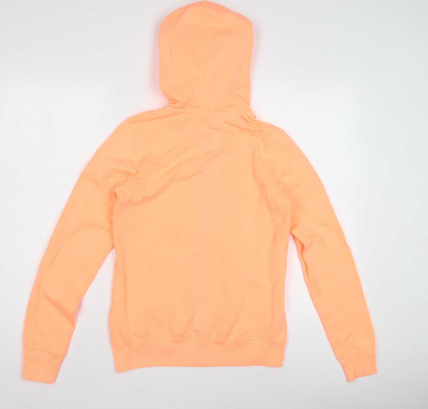 Nike Women's Orange Full Zip Hoodie, S, Lightweight, Casual