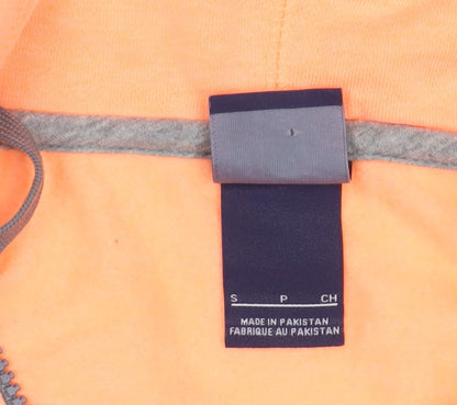 Nike Women's Orange Full Zip Hoodie, S, Lightweight, Casual