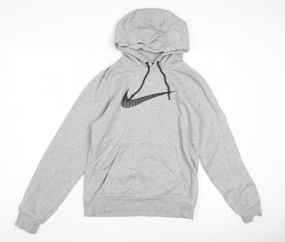 Mens UK Size S Nike Grey Pullover Hoodie