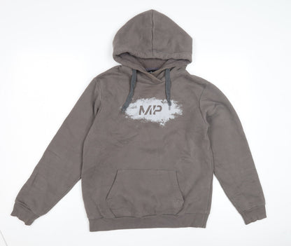 Unisex Adults UK Size XS MP Grey Pullover Hoodie