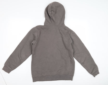Unisex Adults UK Size XS MP Grey Pullover Hoodie