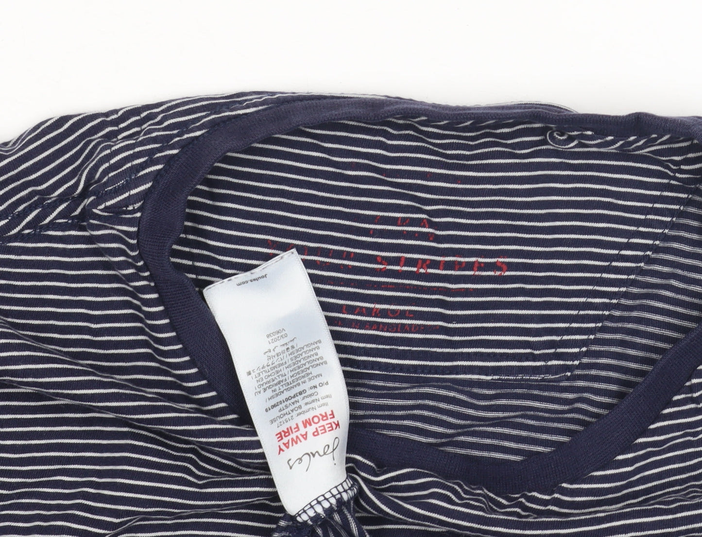 Womens UK Size L Joules Blue  T-Shirt