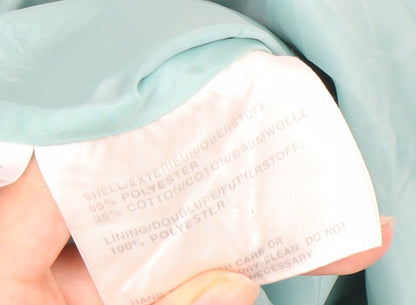 Four Seasons Women's Blue Trench Coat, Size 12