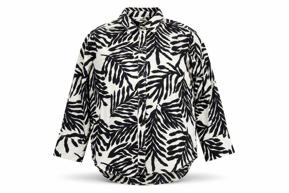 Womens UK Size M H&M Black  Button-Up