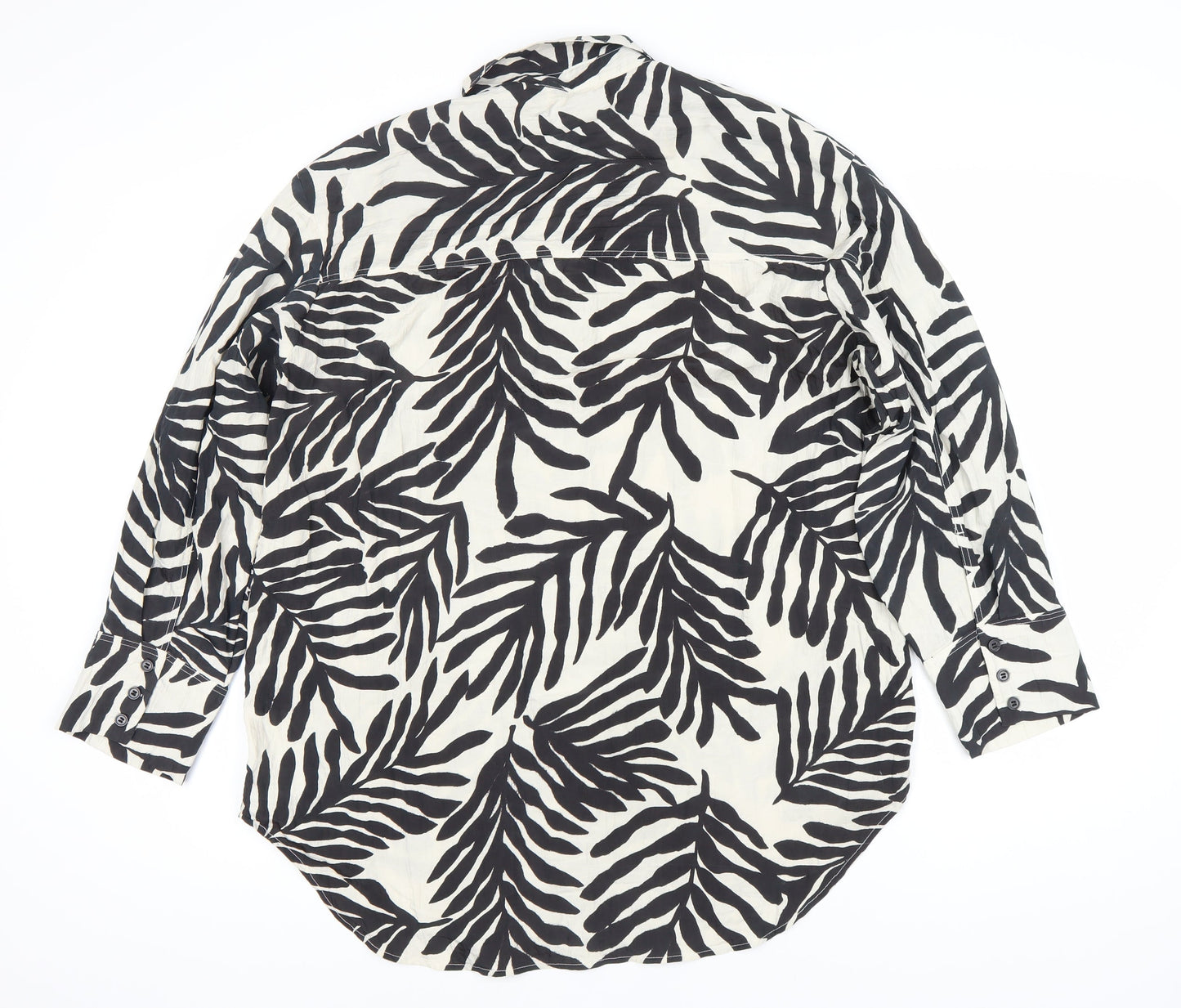 Womens UK Size M H&M Black  Button-Up