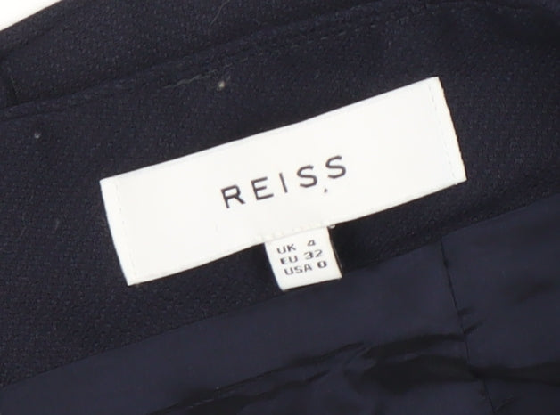 Womens UK Size 2XS Reiss Straight & Pencil Twill Skirt