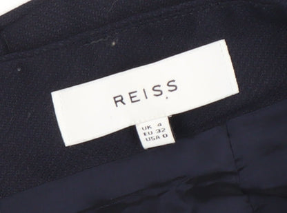 Womens UK Size 2XS Reiss Straight & Pencil Twill Skirt