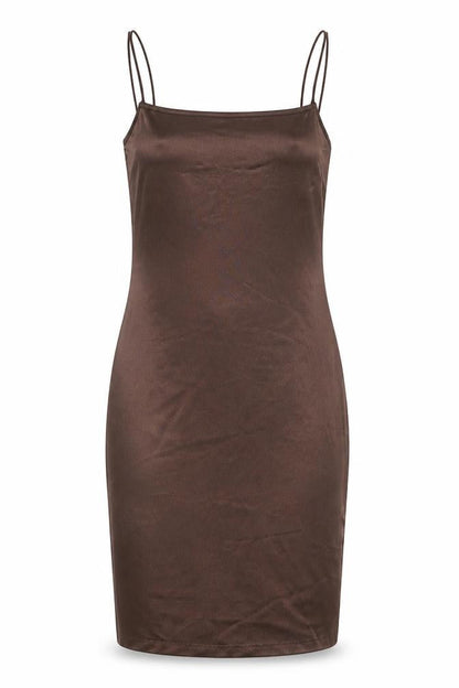 DIVIDED Brown Sleeveless Women’s Dress XS