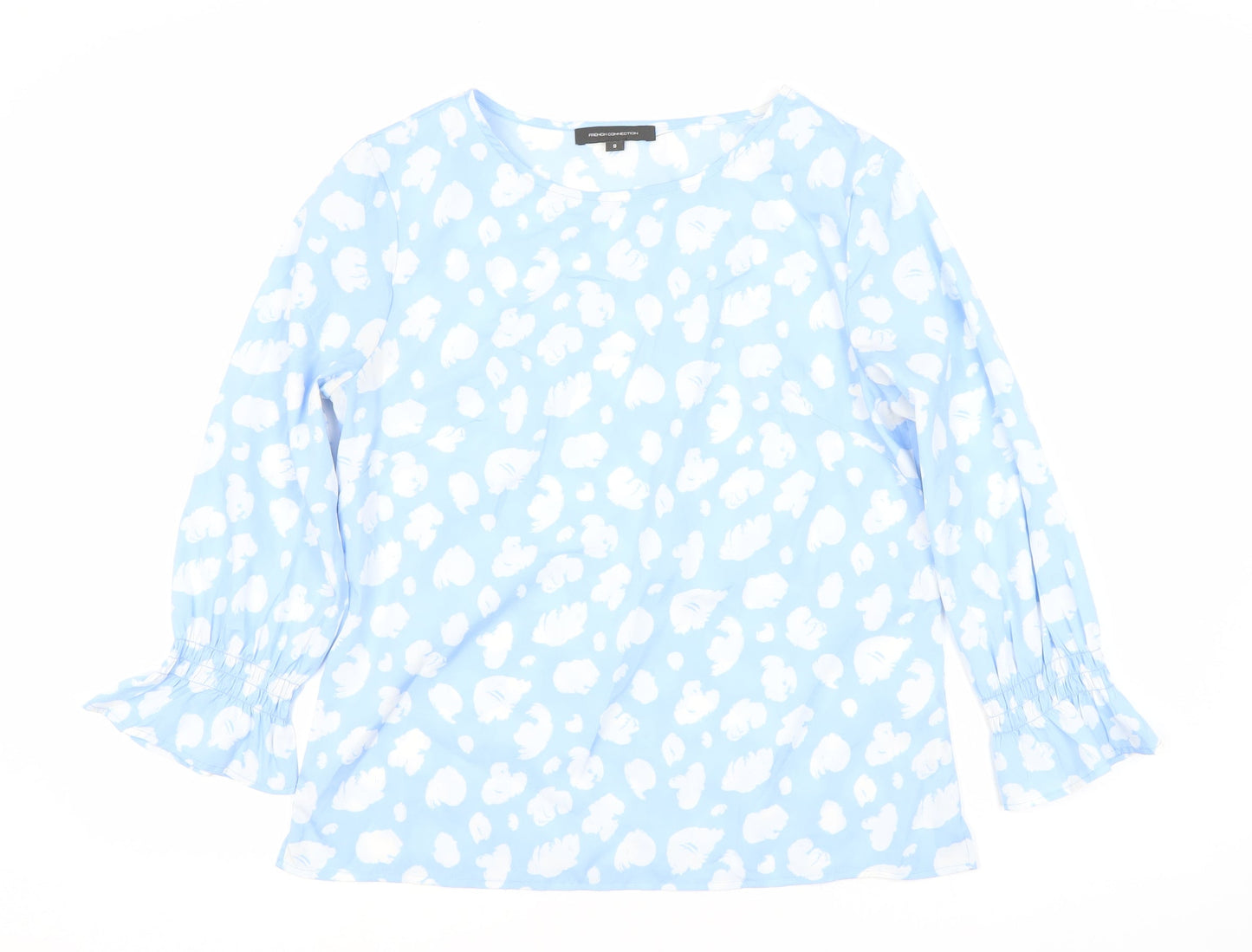 Womens UK Size S French Connection Blue Basic Blouse