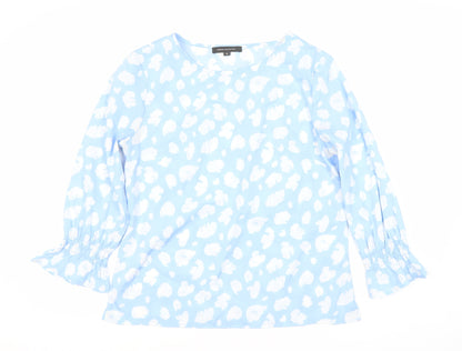 Womens UK Size S French Connection Blue Basic Blouse