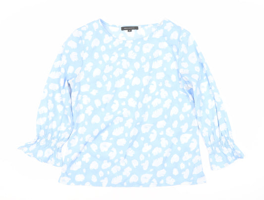Womens UK Size S French Connection Blue Basic Blouse