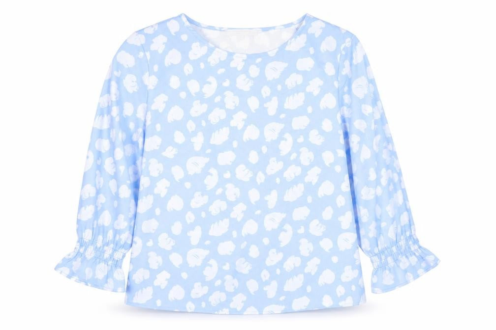 Womens UK Size S French Connection Blue Basic Blouse