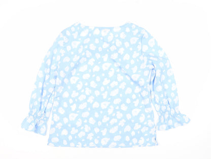 Womens UK Size S French Connection Blue Basic Blouse