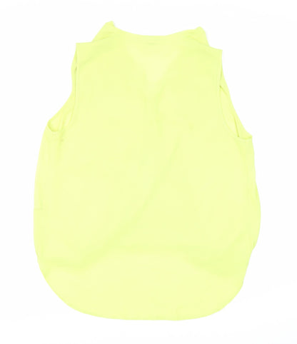 Red Herring Women's Yellow Wrap Blouse Size 14