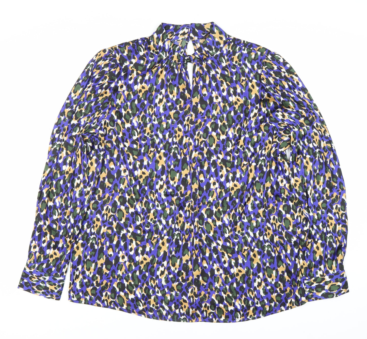 Womens UK Size 16 Marks and Spencer Multicoloured Basic Blouse