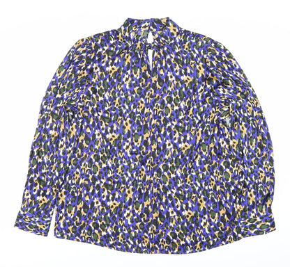 Womens UK Size 16 Marks and Spencer Multicoloured Basic Blouse