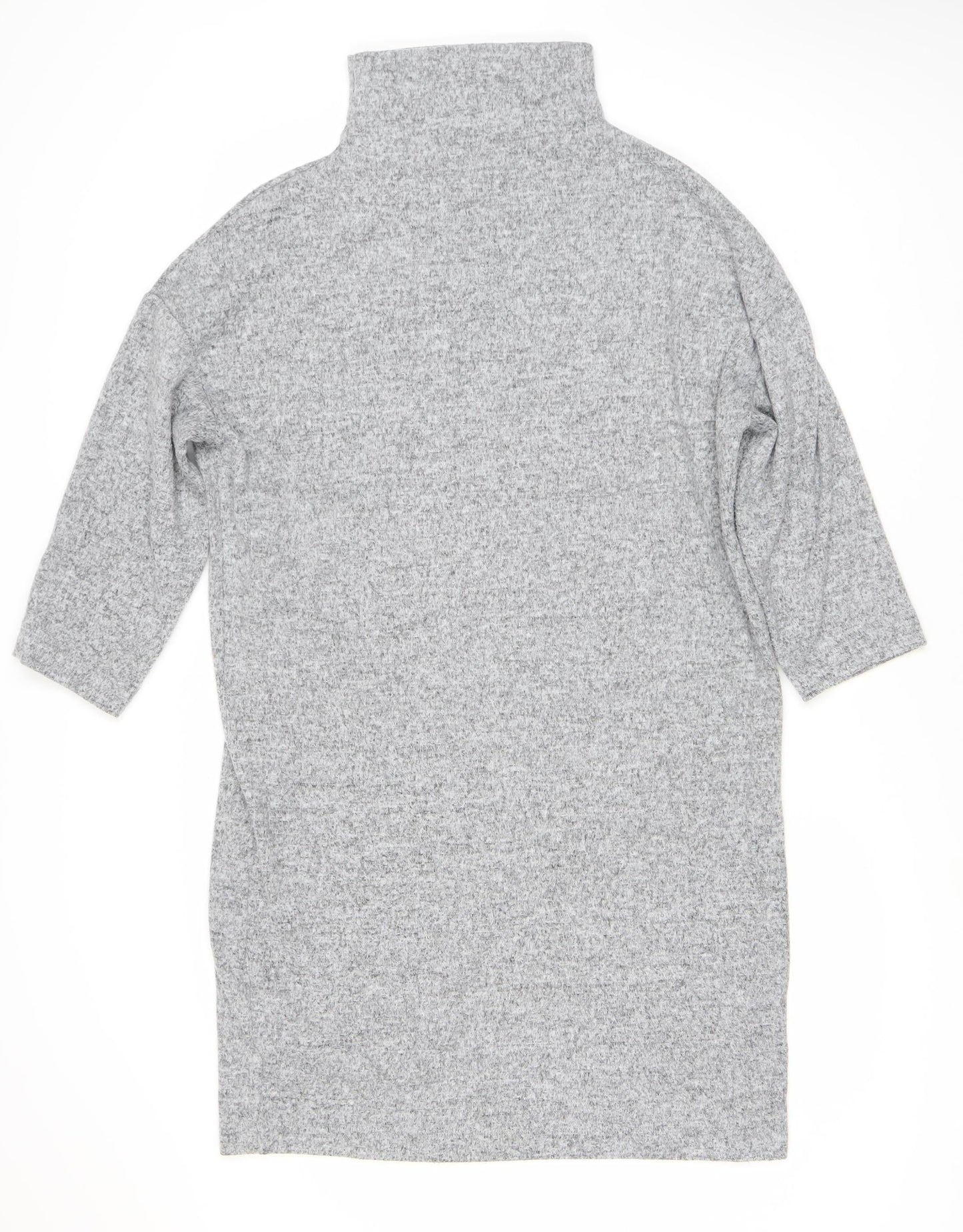 Jacqueline de Yong Women's Grey Knit Dress M