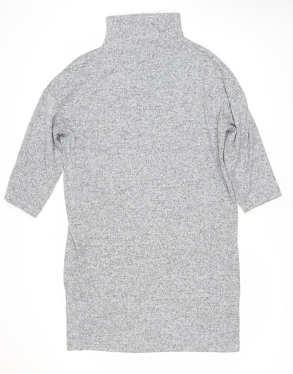 Jacqueline de Yong Women's Grey Knit Dress M