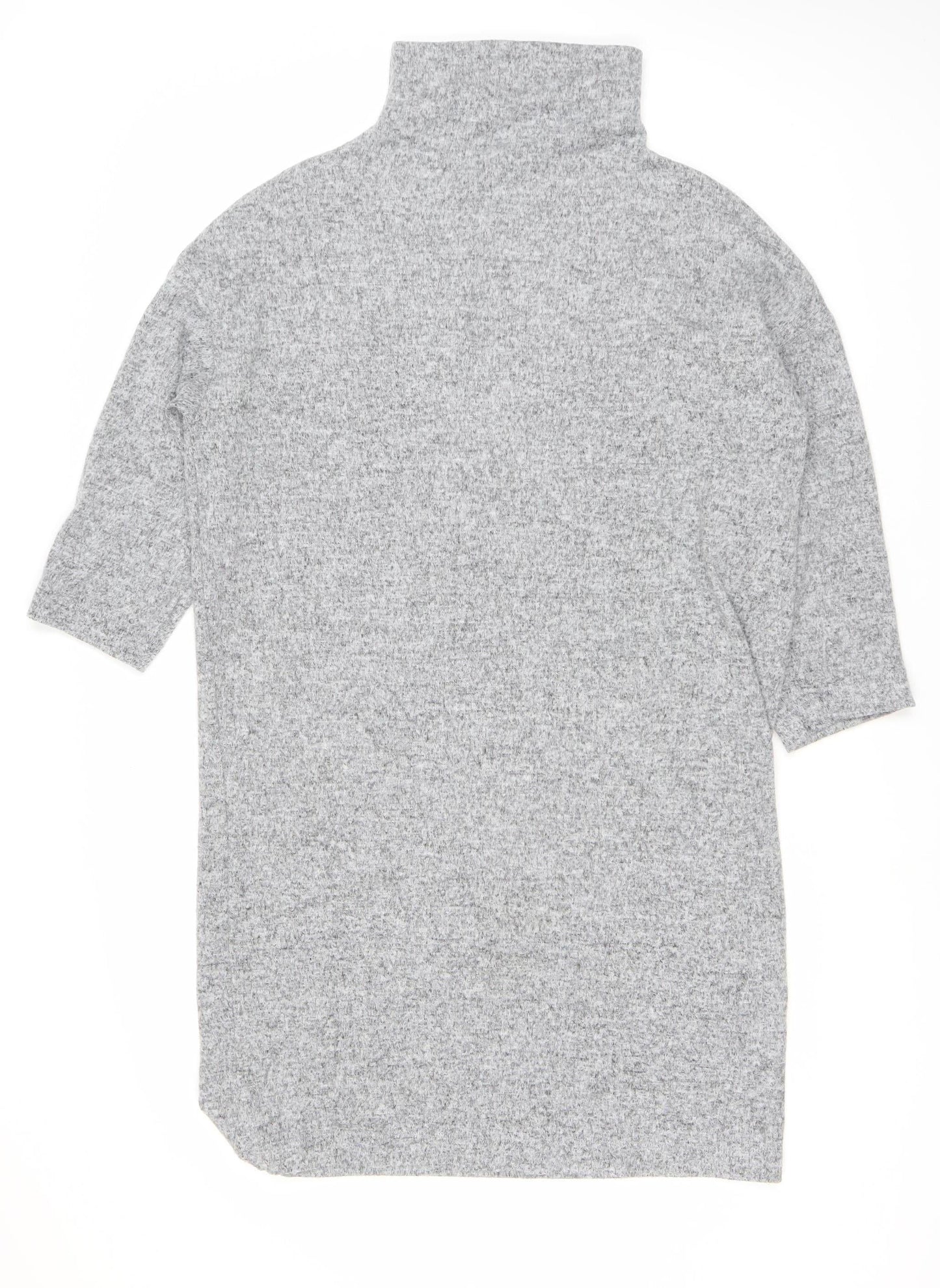 Jacqueline de Yong Women's Grey Knit Dress M