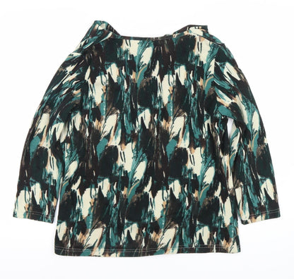 Womens UK Size M Anna Rose Multicoloured Basic Blouse